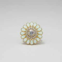 Shisha Kundan Ring Cosmia