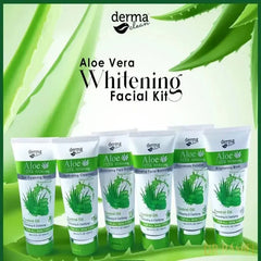 Derma Clean Aloe Vera Whitening Facial Kit - 6 pcs Derma Clean