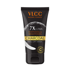VLCC 7X Ultra Whitening and Brightening Charcoal Peel Off Mask - 100ml VLCC