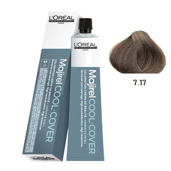 L'Oreal Majirel Hair Colour 7.17 50ml Loreal Professional