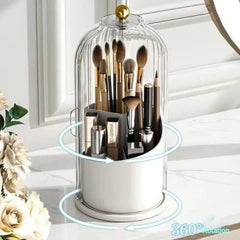 360° Rotating Dustproof Cosmetic Organizer Cosmia.pk