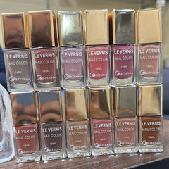 Pack of 12 Le Vernis Nail Polish 18ml Cosmia.pk