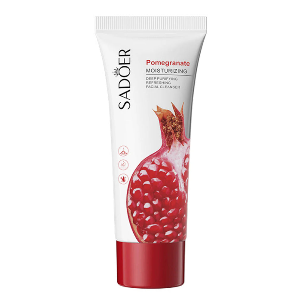 SADOER Pomegranate Moisturizing Facial Cleanser - 100g Sadoer
