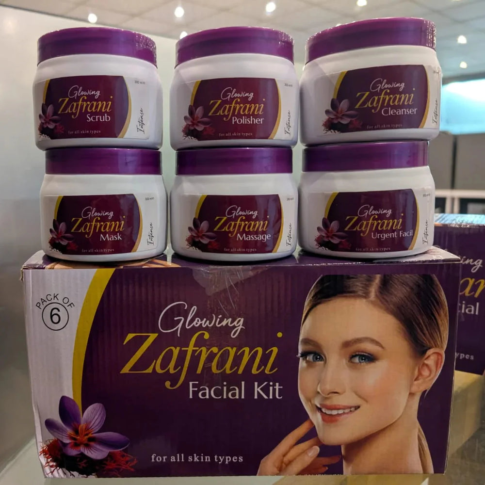 Glowing Zafarani Facial Kit - 6 Pack Glowing