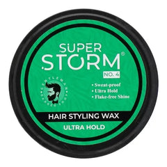 Super Storm Hair Styling wax Medium Hold NO 1 Super Storm