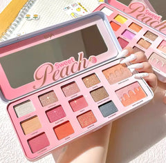 BIYA Korean Sweet Peach Eyeshadow Palette biya
