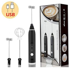 USB Rechargeable 3-Speed Electric Coffee Beater Milk Frother Cosmia.pk