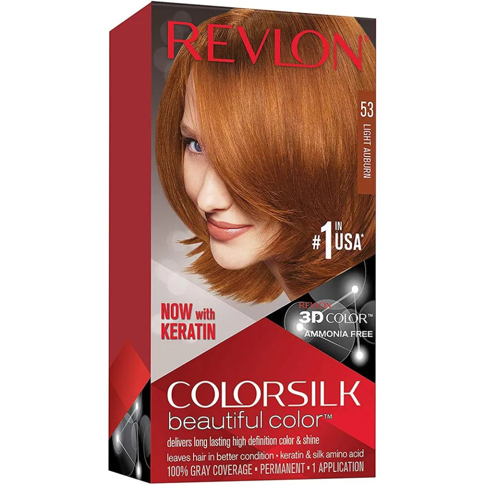 REVLON (Italy) 53 Light Auburn 3D Hair Color Revlon