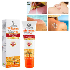 Guanjing Collagen Nicotinamide Vitamin C SPF60+ Sunscreen Lotion Guanjing