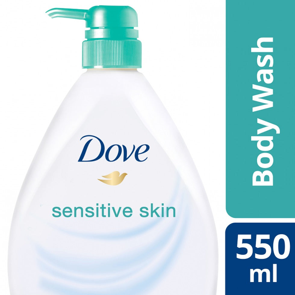 Dove Body Wash Sensitive Skin 550ml Dove