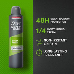 Dove Men+Care Body Spray – Extra Fresh (250ml) Dove