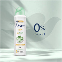 Dove Go Fresh Cucumber & Green Tea Body Spray – 250ml Dove