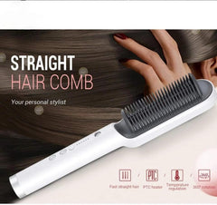 Hair Straightener Ceramic Heated Hair Brush Cosmia