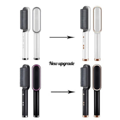Hair Straightener Ceramic Heated Hair Brush Cosmia
