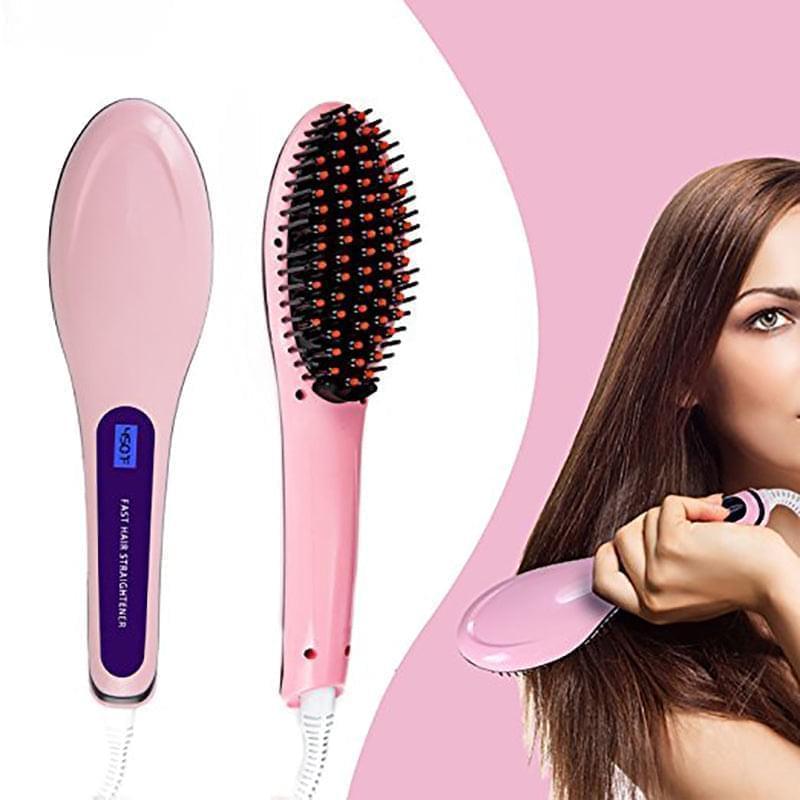 Fast Hair Straightener Brush Cosmia.pk