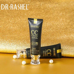 Dr.Rashel 24K CC Cream Gold & Collagen Make Up Cover Gold Radiance Sun Protection SPF60/PA++ - 50ml DR.Rashel