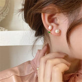 Korean Tulip Pearl Earrings Cosmia