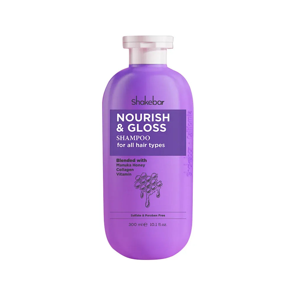 Shakebar Nourish & Gloss Shampoo - 300ml Shakebar