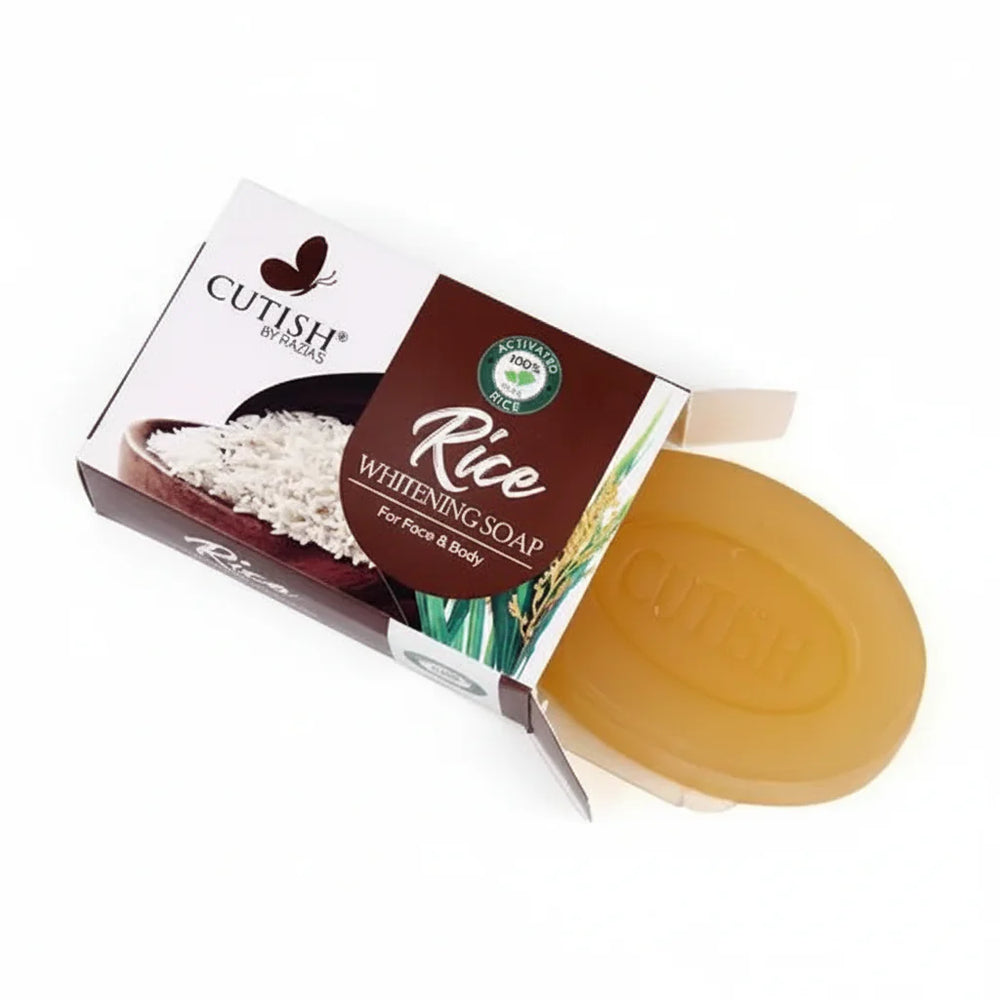 Cutish RICE Whitening Soap – Each Cutish