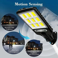 200W Solar-Powered Outdoor Street Light with Transparent LED Cosmia.pk