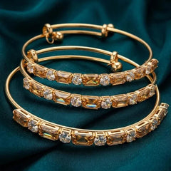 Adjustable Gold Bangles Cosmia.pk