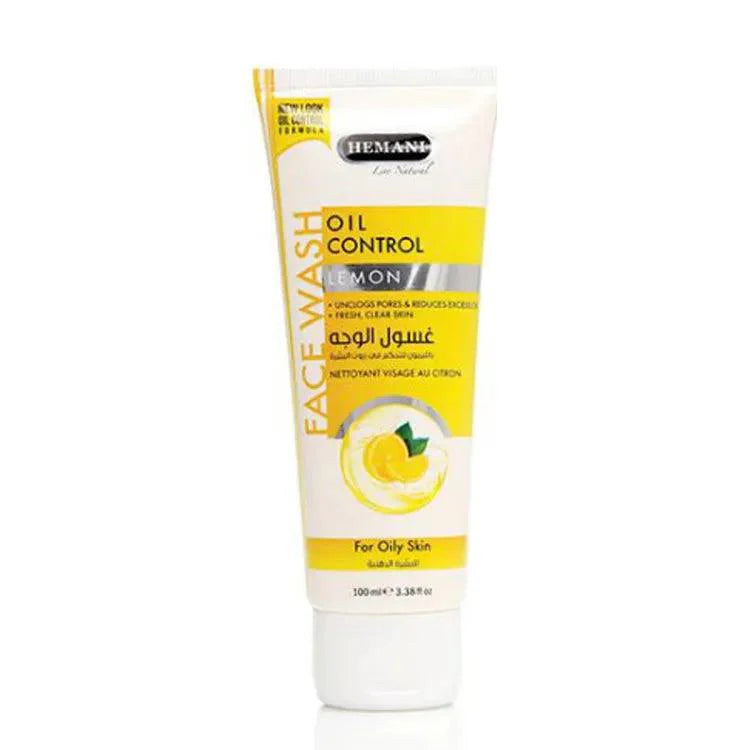 Hemani Oil Control Lemon Face Wash - 100ml Hemani