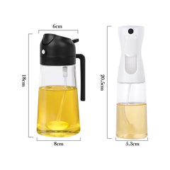 Kitchen Glass Oil Sprayer Bottle - 470ml Cosmia.pk
