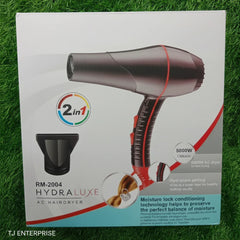 Professional Hair Dryer RM-2004 – Fast & Smooth Hair Styling Tool Cosmia.pk