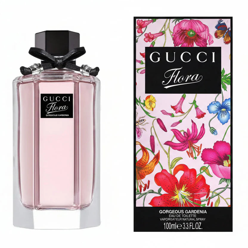 Gucci Flora Gorgeous Gardenia Perfume EDT - High Quality with 24 Gucci