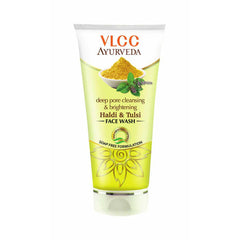 VLCC Deep Pore Cleansing & Brightening Haldi & Tulsi Face Wash - 150ml VLCC