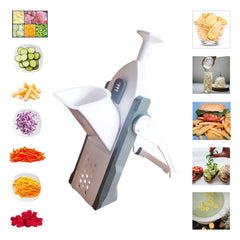 5-in-1 Manual slicer Vegetable Slicer Foldable Grater Slicer Cosmia.pk