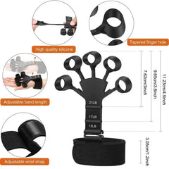 Silicone Finger Hand Grip Strengthener Cosmia.pk