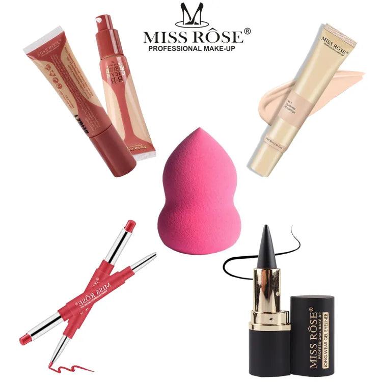 Miss Rose 5 Pcs Everyday Glam Makeup Kit Miss Rose