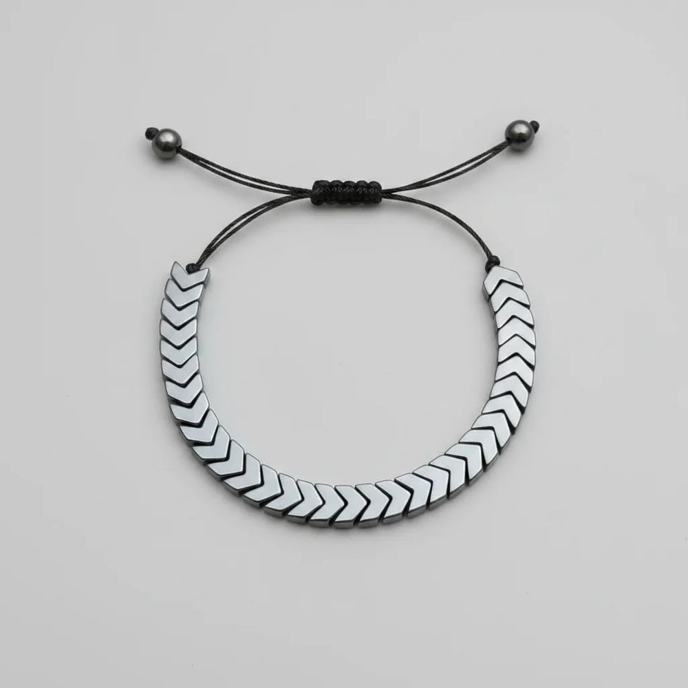 Adjustable Chevron Arrowhead Macrame Bracelet-Each Cosmia.pk