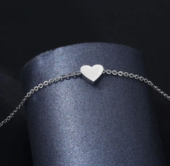 Stainless Steel Tiny Heart Chain Cosmia