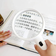 Handheld Magnifying Glass with LED Light Cosmia.pk