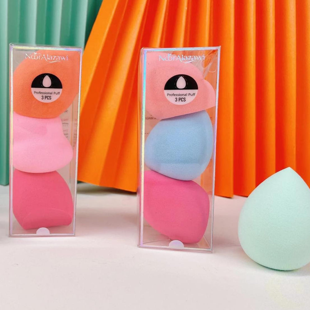 NOOR ALAZAWI 3pcs Beauty Blending Makeup Sponge Noor Alazawi