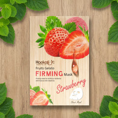 Haokali Fruits Gelato Firming Strawberry Sheet Masks - 10 PCS Haokali