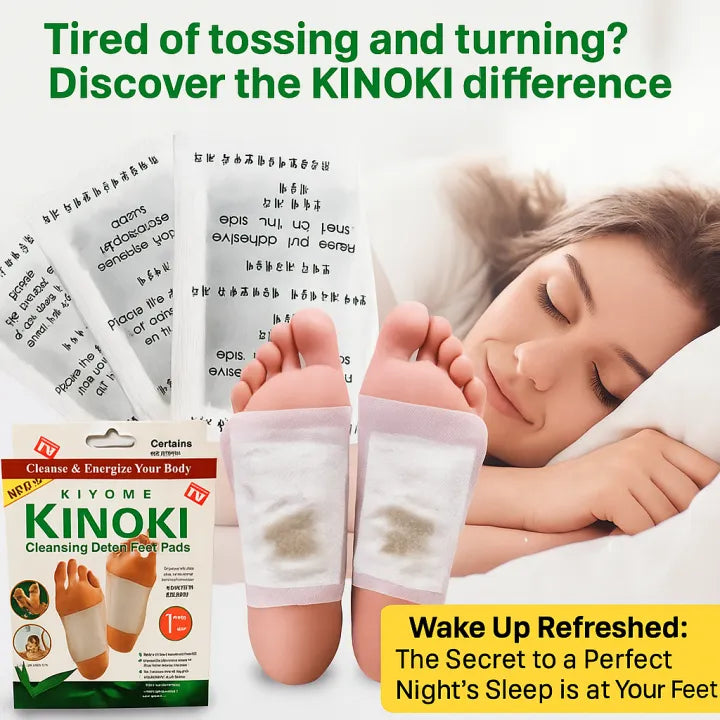 Kinoki Detox Foot Patches Pads for Men & Women - 10Pcs Kinoki