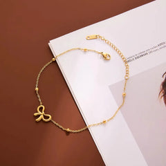 Stainless Steel Bow Bracelet Cosmia