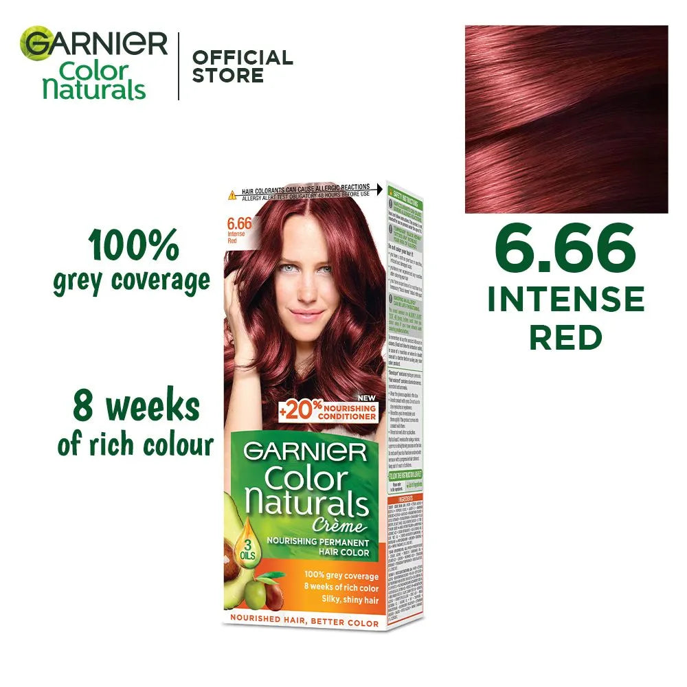 Garnier - Color Naturals Hair Colors - 6.66 Intense Red Garnier