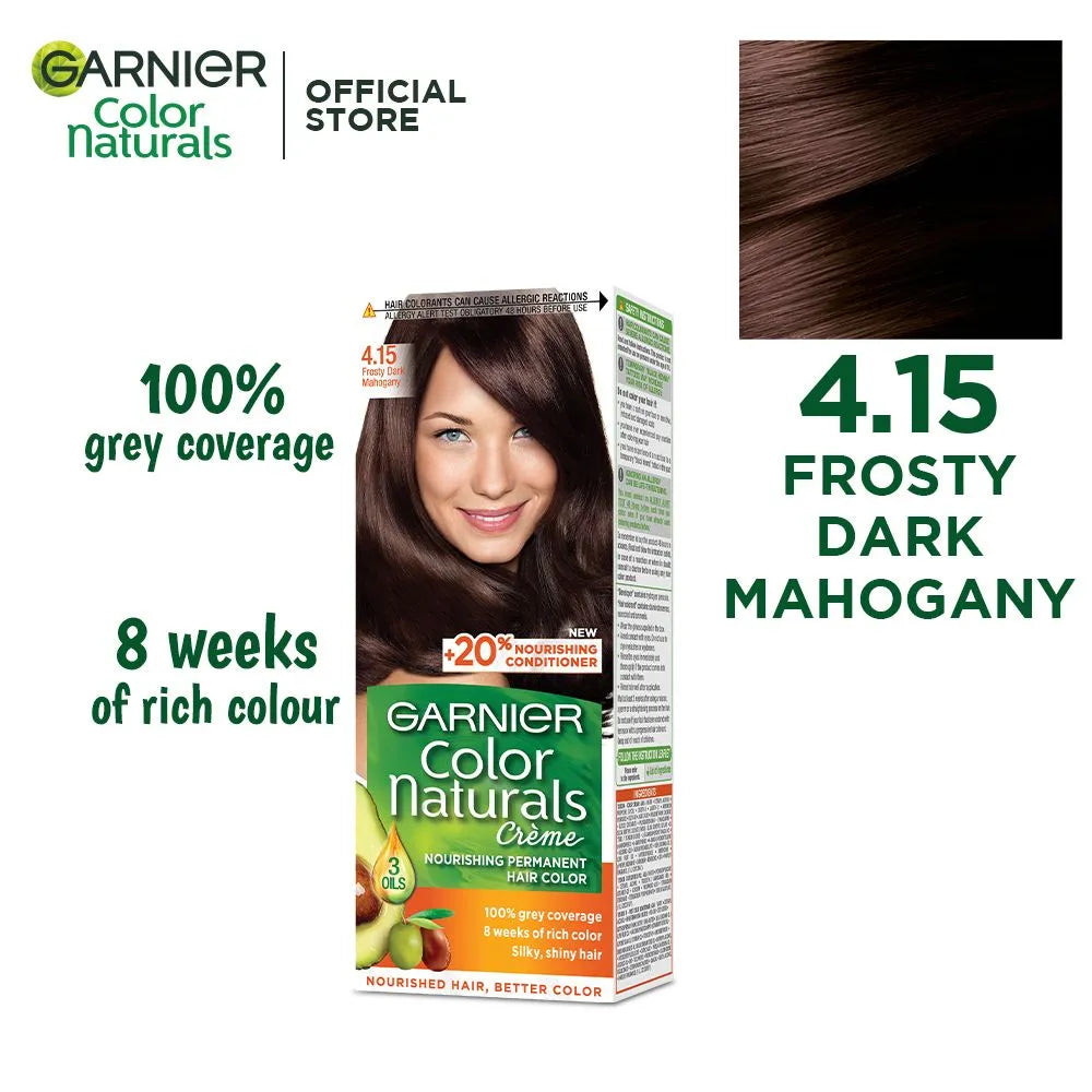Garnier - Color Naturals Hair Colors - 4.15 Frosty Dark Mahogany Garnier