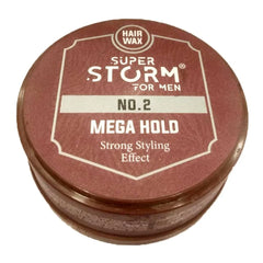 Super Storm For Men Mega Hold Hair Styling Wax Super Storm
