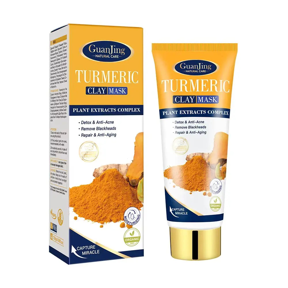 Guanjing Turmeric Brightening Clay Mask – Clear & Radiant Guanjing
