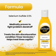 Selsun Gold Anti Dandruff Shampoo Treatment - 200ml Selsun