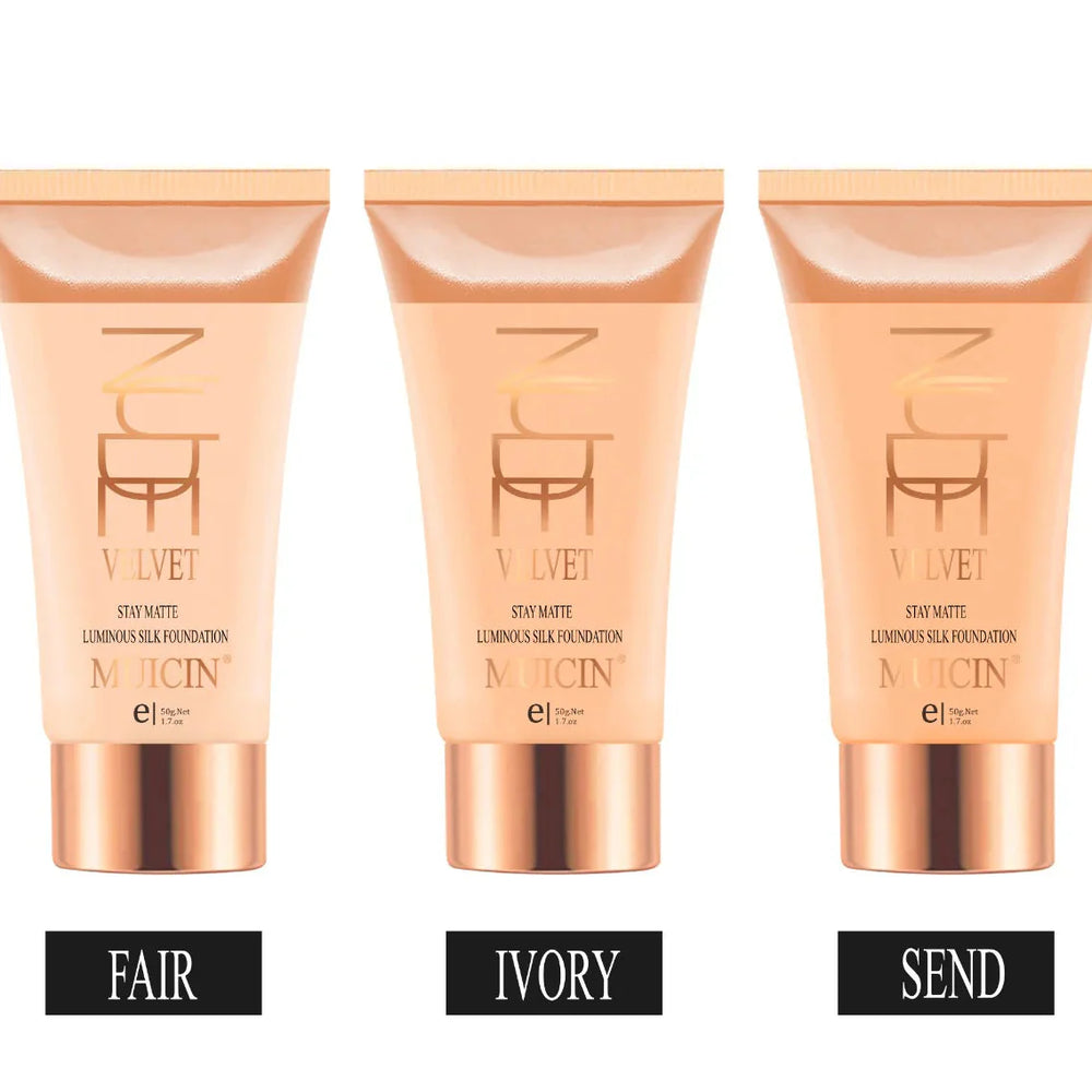 MUICIN Luminous Nude Velvet Full Coverage Foundation – 50g Muicin