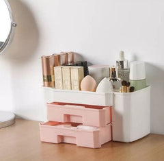 Makeup Organizer Case Acrylic Double Door Cosmia.pk
