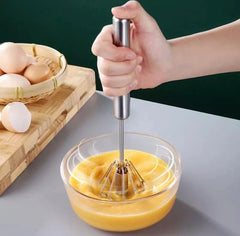 Spring Egg Beater, Manual Hand Pressure, Semi Automatic Egg Beater Cosmia.pk