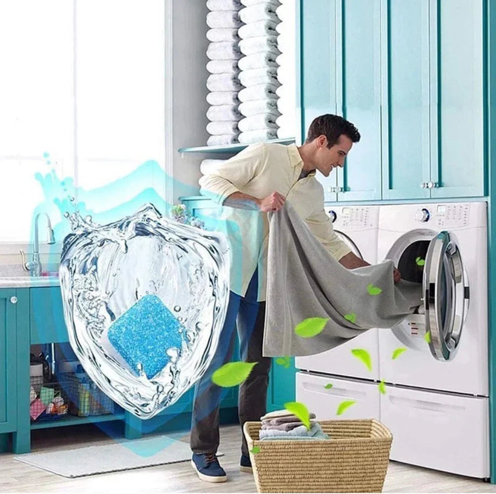 Washing Machine Cleaner Effervescent Tablet - 10Pcs Cosmia.pk