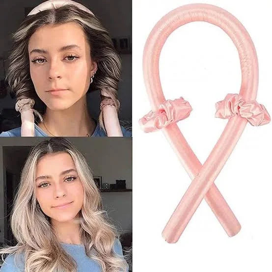 100% IMPORTED Heatless Curling Rod Headband - Natural Waves and Soft Cosmia.pk
